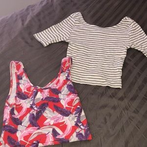 Crop top set